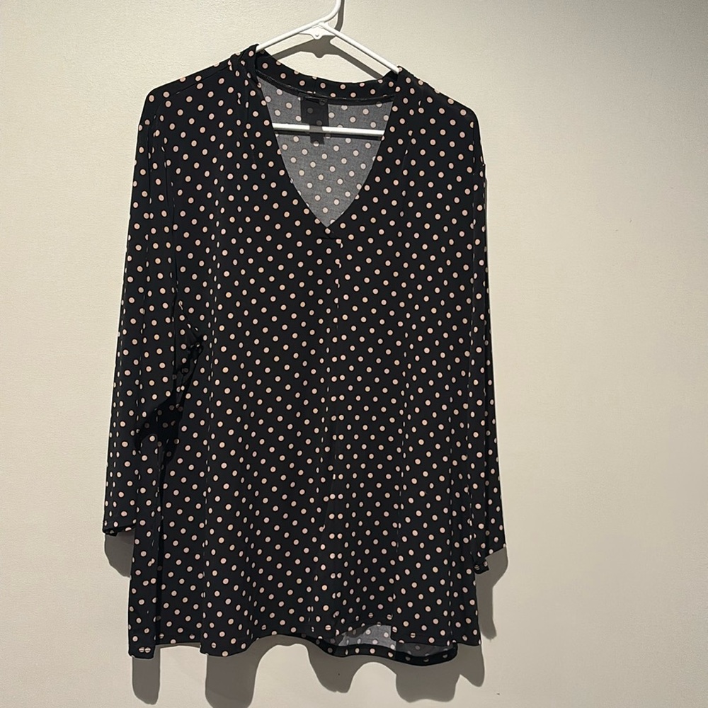 Long sleeve tunic blouse